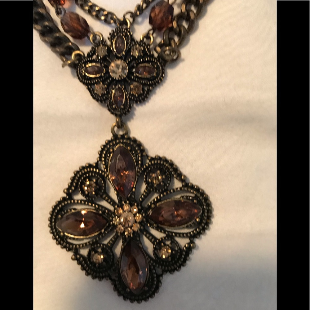 Necklace with matching earrings